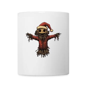 Funny Christmas Scarecrow - Mug - white - Front
