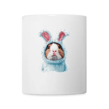 Cochon d’Inde en costume de lapin - Mug blanc - blanc - Devant