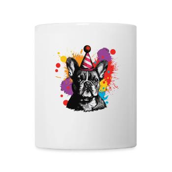 Fête du bouledogue français - Mug blanc - blanc - Devant