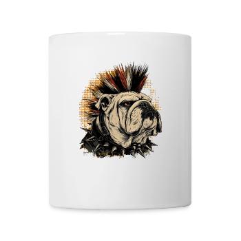 English Bulldog Punk - Mug - white - Front