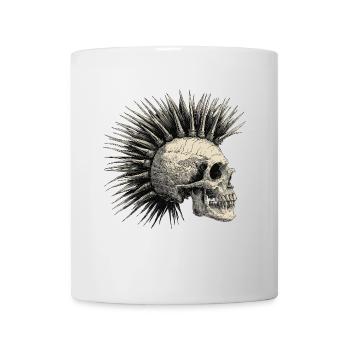 Horror Punk Zombie Mohawk - Mug - white - Front