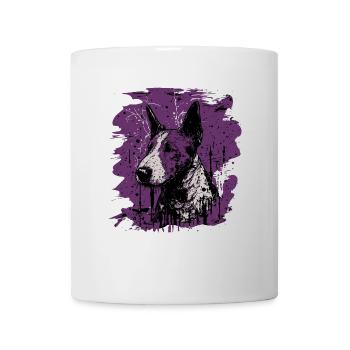 Bullterrier - Tasse - Weiß - Vorne