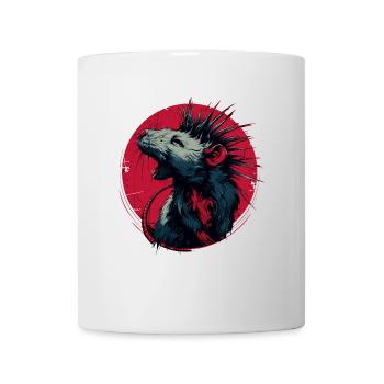 Punk Rock Rat - Mug - white - Front