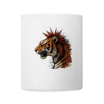 Tigerpunk - Mug blanc - blanc - Devant