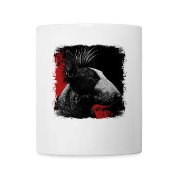 Punk Rock Bull Terrier - Mug blanc - blanc - Devant