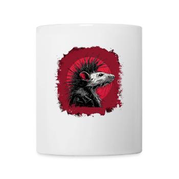 Punk Rock Rat - Mug - white - Front