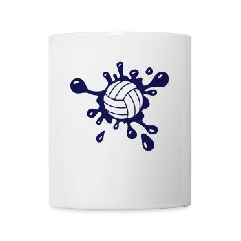 Volleyball Splash - Mug blanc - blanc - Devant