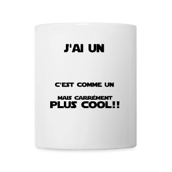 j'ai un super papi(comme un super-héros) - Mug blanc - blanc - Devant