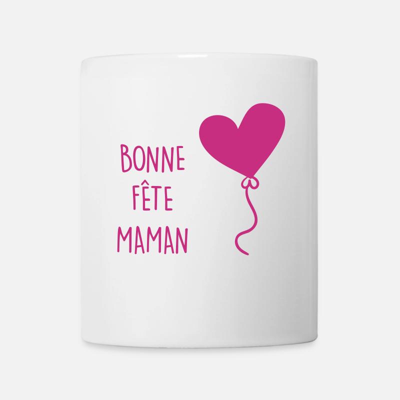 bonne fête maman - Mug - white