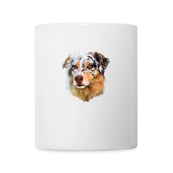 Australian Shepherd Aussie Red Merle dog - Mug - white - Front