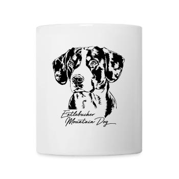 ENTLEBUCHER MOUNTAIN DOG Portrait Chiens Wilsigns - Mug blanc - blanc - Devant