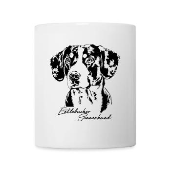 ENTLEBUCHER SENNEHUND Portrait positiv Wilsigns S - Mug blanc - blanc - Devant
