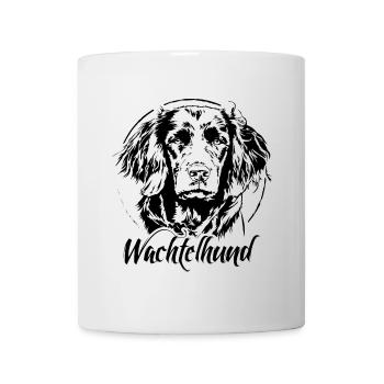 CHIEN DE GARDE Portrait Chien de chasse Chiens de chasse Wilsigns - Mug blanc - blanc - Devant