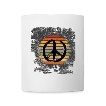 Paix - Mug blanc - blanc - Devant