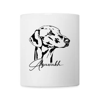 AZAWAKH Portrait Chiens Lévriers Wilsigns - Mug blanc - blanc - Devant