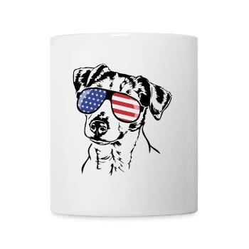 JACK RUSSELL TERRIER America Flag Sunglasses - Mug - white - Front