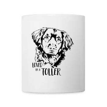 Aimé par un grand chien Dicton chiens Wilsigns - Mug blanc - blanc - Devant