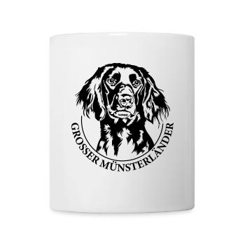 Large Münsterland Portrait Dog Dogs Wilsigns - Mug - white - Front