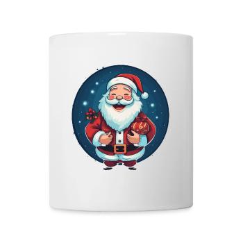 Lustiger Weihnachtsmann zu Weihnachten - Tasse - Weiß - Vorne