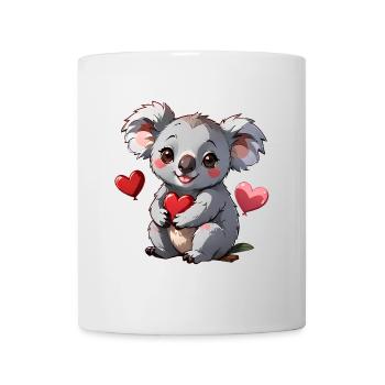 Verschenke diesen süßen Koala zum Valentinstag - Tasse - Weiß - Vorne