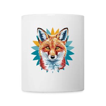 Fuchs - Illustration - Tasse - Weiß - Vorne