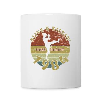40. Geburtstag Vivant et actif depuis 08/1984 - Mug blanc - blanc - Devant