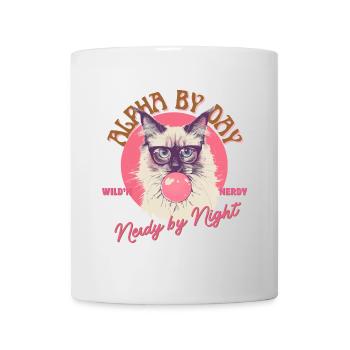 Ragdoll Katze Brille Kaugummi - Tasse - Weiß - Vorne