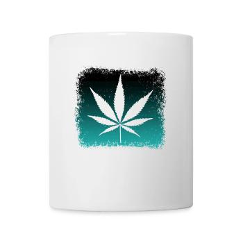 Ganja Weed Kiffen - Tasse - Weiß - Vorne
