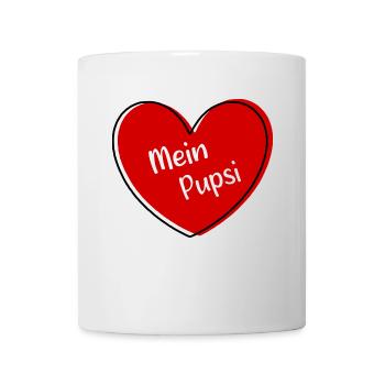 Valentinstag Geschenk Valentinstag Herz Spruch - Tasse - Weiß - Vorne
