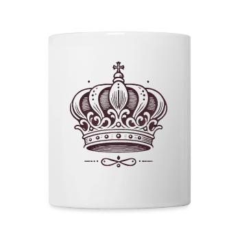 Christus ist König Krone Design - Tasse - Weiß - Vorne