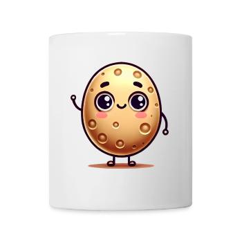 Happy Cartoon Patate Conception de personnage - Mug blanc - blanc - Devant