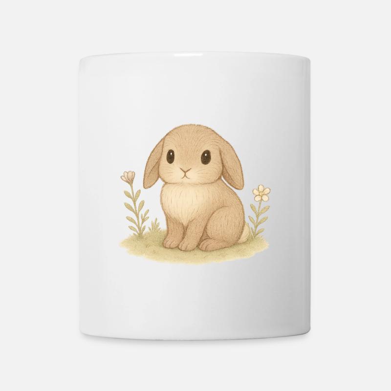 Nordischer Wald - Hase - Tasse - Weiß