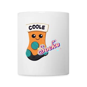 Chaussette cool - Mug blanc - blanc - Devant
