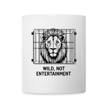 Fine Line Lion – Wild, No Entertainment - Mug - white - Front
