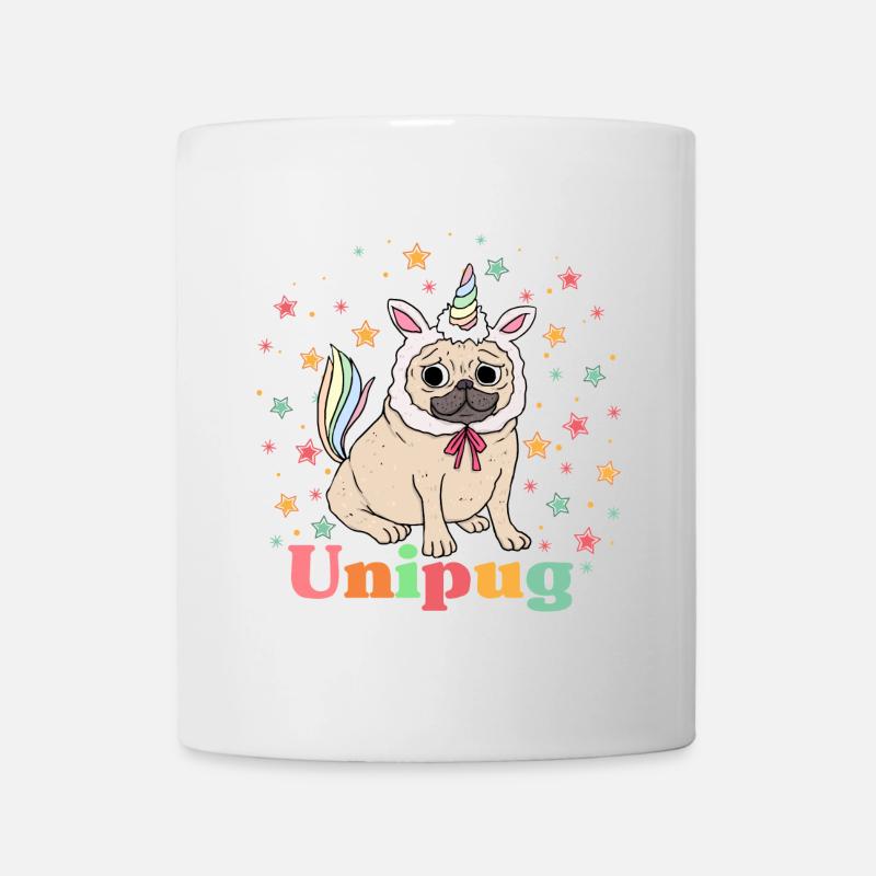 graphique unipug - Mug blanc - blanc