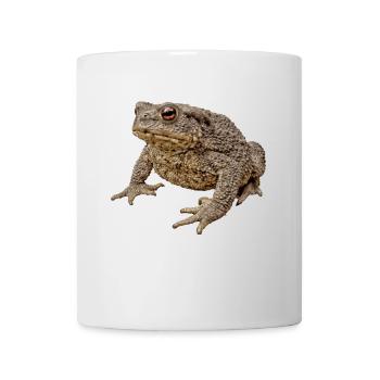 Toads bring luck and eat the gardener's enemies - Mug - white - Front