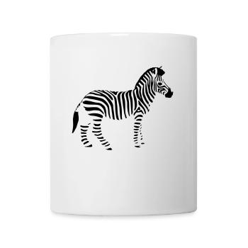 Zebra - Tasse - Weiß - Vorne