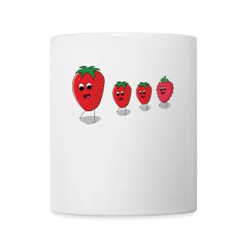 Famille de fraises - Mug blanc - blanc - Devant