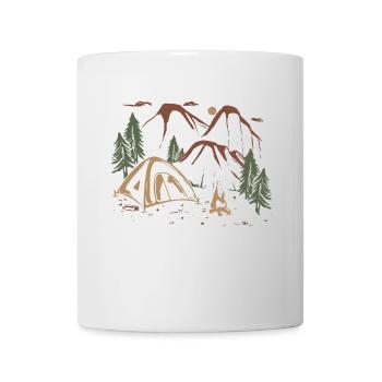 Campeur - Mug blanc - blanc - Devant