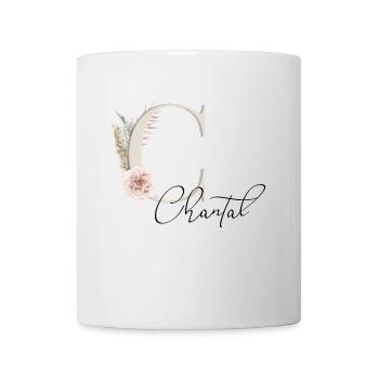Chantal! Name Boho - Tasse - Weiß - Vorne