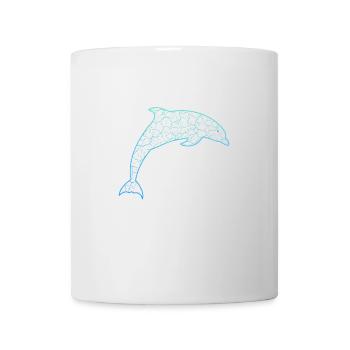 Delfin - Tasse - Weiß - Vorne