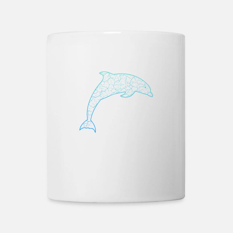 Delfin - Tasse - Weiß