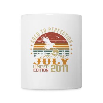 Jahrgang Juli 2011 Jubiläum Juli 2011 - Tasse - Weiß - Vorne
