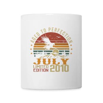 Millésime Juillet 2010 Anniversaire Juillet 2010 - Mug blanc - blanc - Devant