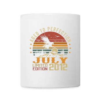 Millésime Juillet 2012 Anniversaire Juillet 2012 - Mug blanc - blanc - Devant