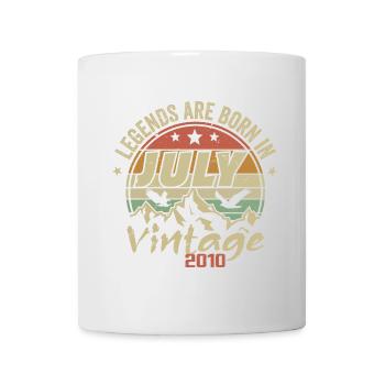 Anniversaire Millésime - Fabriqué en Juillet 2010 - Mug blanc - blanc - Devant