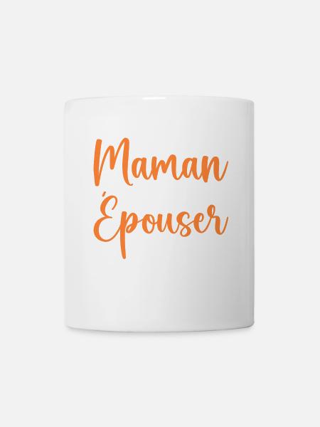 Maman veux tu épouser papa - demande en mariage - Mug blanc - blanc