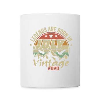 Anniversaire Millésime - Fabriqué en Juillet 2020 - Mug blanc - blanc - Devant
