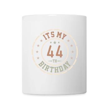 C'est Mon 44e Anniversaire Cadeau 44 Ans - Mug blanc - blanc - Devant