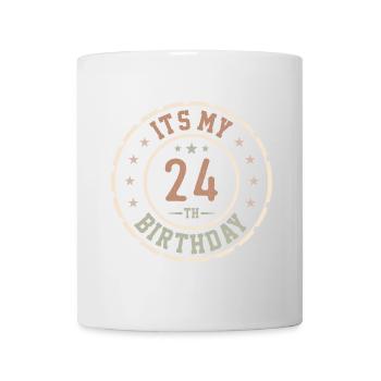 Es ist mein Geschenk zum 24. Geburtstag 24 Jahre - Tasse - Weiß - Vorne